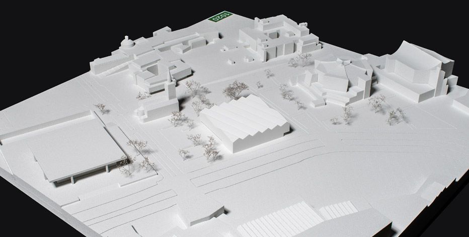 Design competition "The Museum of the 20th century". 3rd prize. Photo of the model